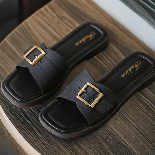 CC750 LK-BL09 / 플랫 버클 슬리퍼