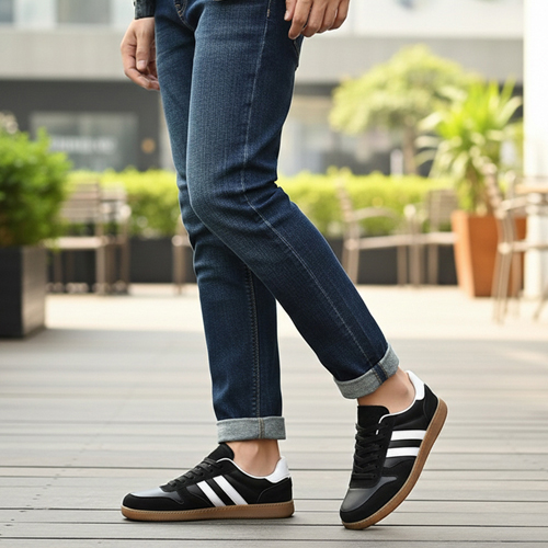 DD533  데일리 검솔 남성 스니커즈
